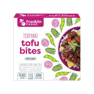 Franklin Farms - Bites Tofu, 8oz | Multiple Flavors | Pack of 6