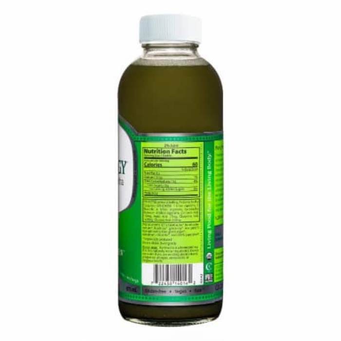 GT’s SYNERGY Raw Kombucha multi green - back
