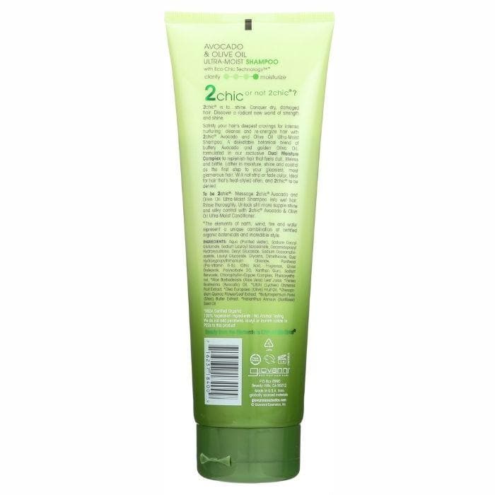 Avocado & Olive Oil shampoo - Back