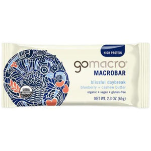 GoMacro - Blueberry & Cashew Butter Macrobar, 2.4 Oz