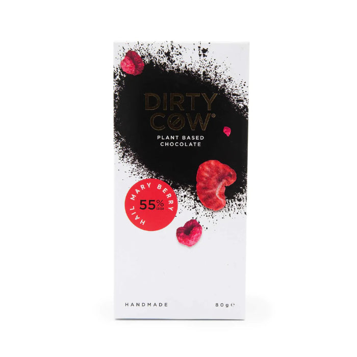 irty Cow - Plant Based Chocolate Handmade Hail Mary Berry, 80g