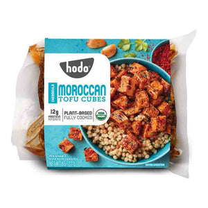 Hodo - Organic Tofu Cubes Moroccan, 8oz | Pack of 6
