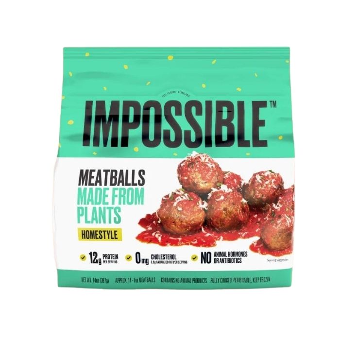 Impossible - Meatballs Made From Plants, 14oz - front