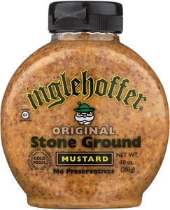 Inglehoffer Mustard - Original - Stone Ground 10 oz
 | Pack of 6