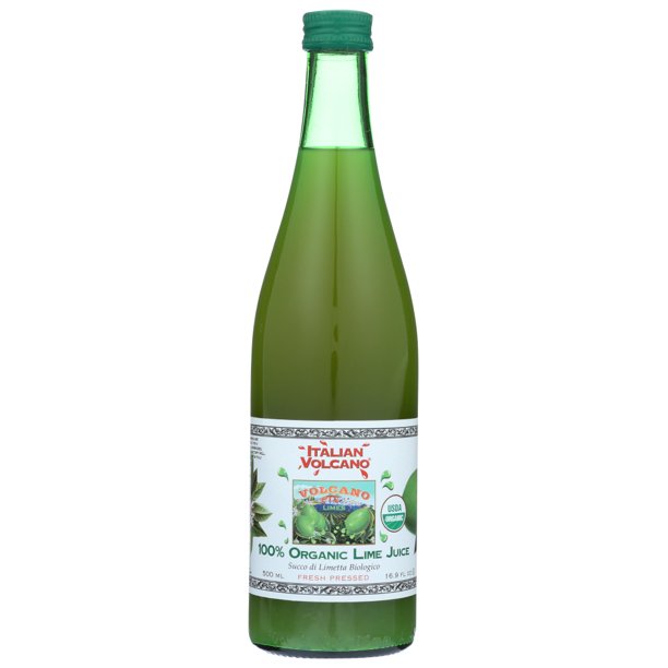 Italian Volcano Lime Juice, 500ml
| Pack of 12 - PlantX US