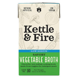 Kettle & Fire - Vegetable Broth, 32oz