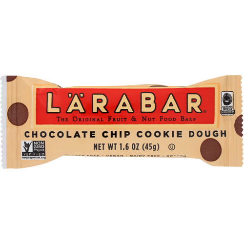 Larabar - Bar - Chocolate Chip Cookie Dough, 1.6oz (Pack of 16)