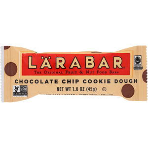 Larabar - Bar - Chocolate Chip Cookie Dough, 1.6oz (Pack of 16)