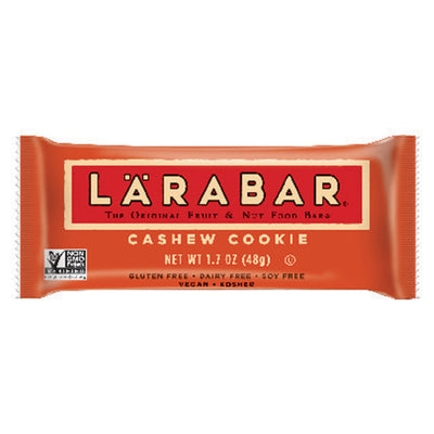 Larabar Energy Bar Cashew Cookie - 1.7 Oz
| Pack of 16 - PlantX US
