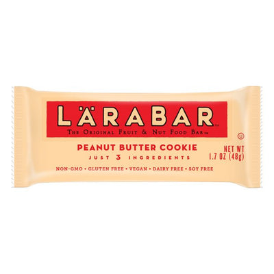 Larabar Peanut Butter Cookie Nutritional Bar, 1.7 oz
| Pack of 16 - PlantX US