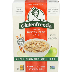Lilly B's Glutenfreeda - Instant Oatmeal Apple Cinnamon with Flax, 11.02oz