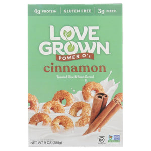 Love Grown - Power O's Cinnamon Cereal, 9oz