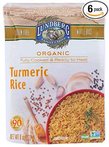 Lundberg Family Farms Organic Turmeric Rice, 8 Ounce
 | Pack of 6