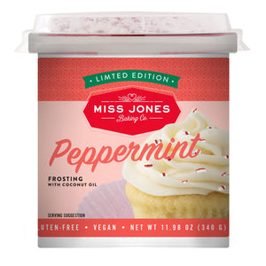 MISS JONES BAKING CO Frosting Peppermint, 11.98 oz
 | Pack of 6