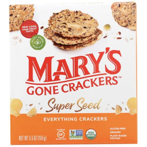 Mary's Gone Crackers - Super Seed Everything Crackers, 5.5oz