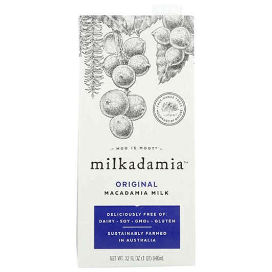 Milkadamia - Macadamia Milk - Creamy, 32fo (Pack of 6)