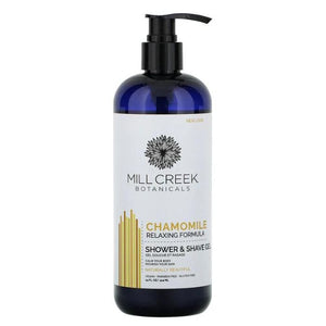 Mill Creek Botanicals - Shower & Shave Gel Chamomile, 14 fl oz | Pack of 3