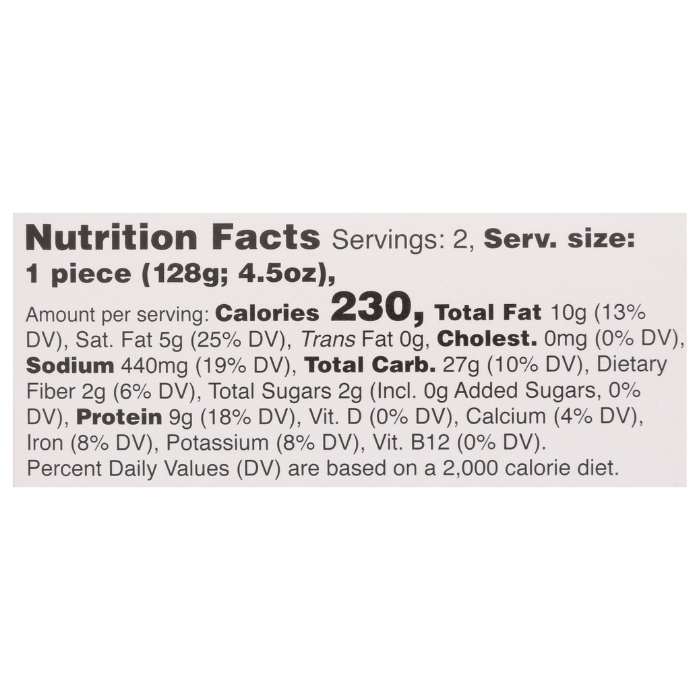 Mings Bings - Plant-Based Cheeseburger Bings, 9oz - nutrition facts