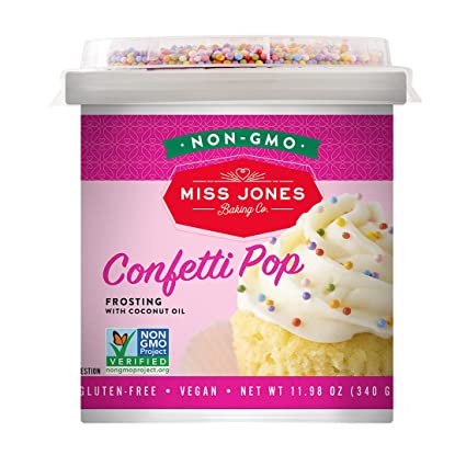 Miss Jones Baking Co Frosting Confetti Pop, 11.98 Oz
| Pack of 6 - PlantX US