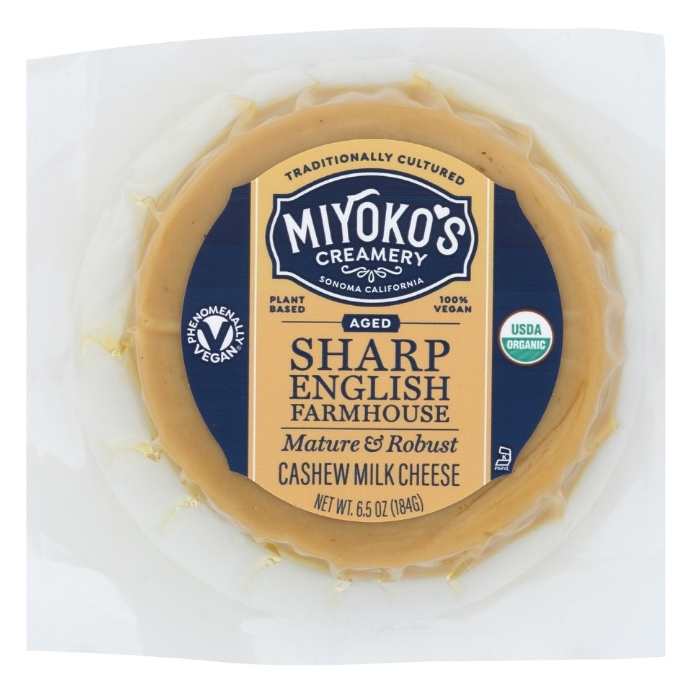 Miyoko's - Vegan Cheese Wheels Sharp English Farmhouse