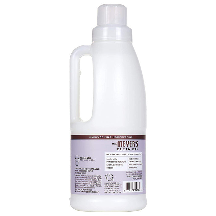 Mrs. Meyer's - Fabric Softener - Lavender, 32oz - back