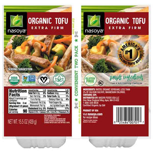 Nasoya - Tofu Extra Firm Twin Pack, 15.5oz | Pack of 6