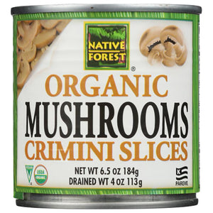 Native Forest - Mushroom Crimini Sliced, 4oz