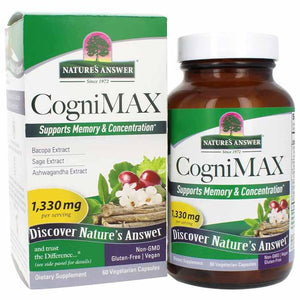 Nature's Answer - CogniMAX Memory & Concentration Support, 60 Capsules