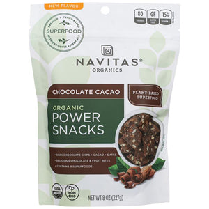 Navitas - Power Snacks Chocolate Cacao, 8oz