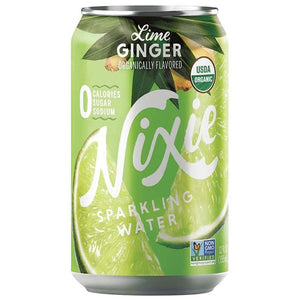 Nixie - Lime Ginger Sparkling Water, 12oz