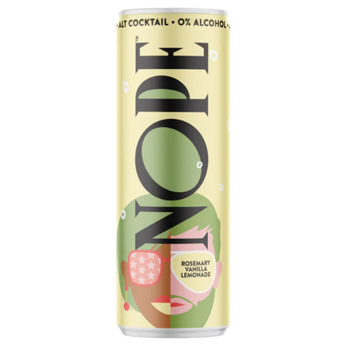 Nope - Non-Alcoholic Mocktails - Rosemary Vanilla Lemonade, 12 fl oz