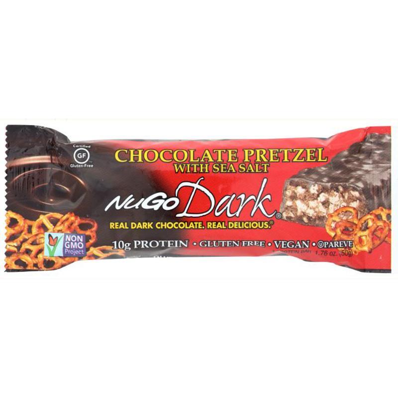 Nugo Protein Bar Dark Chocolate & Pretzel, 1.76 oz PlantX US