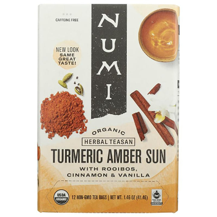 numi teas organic turmeric amber sun
