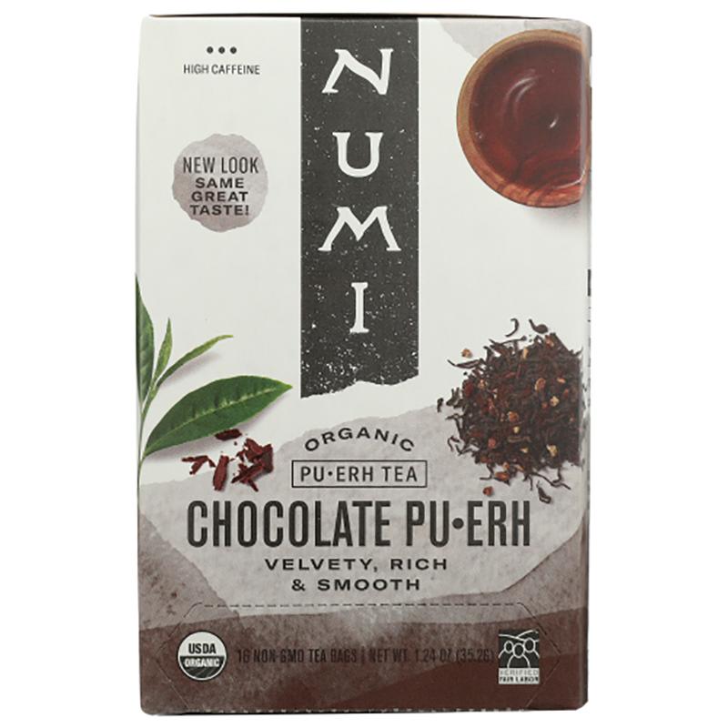 numi teas organic chocolate pu-erh