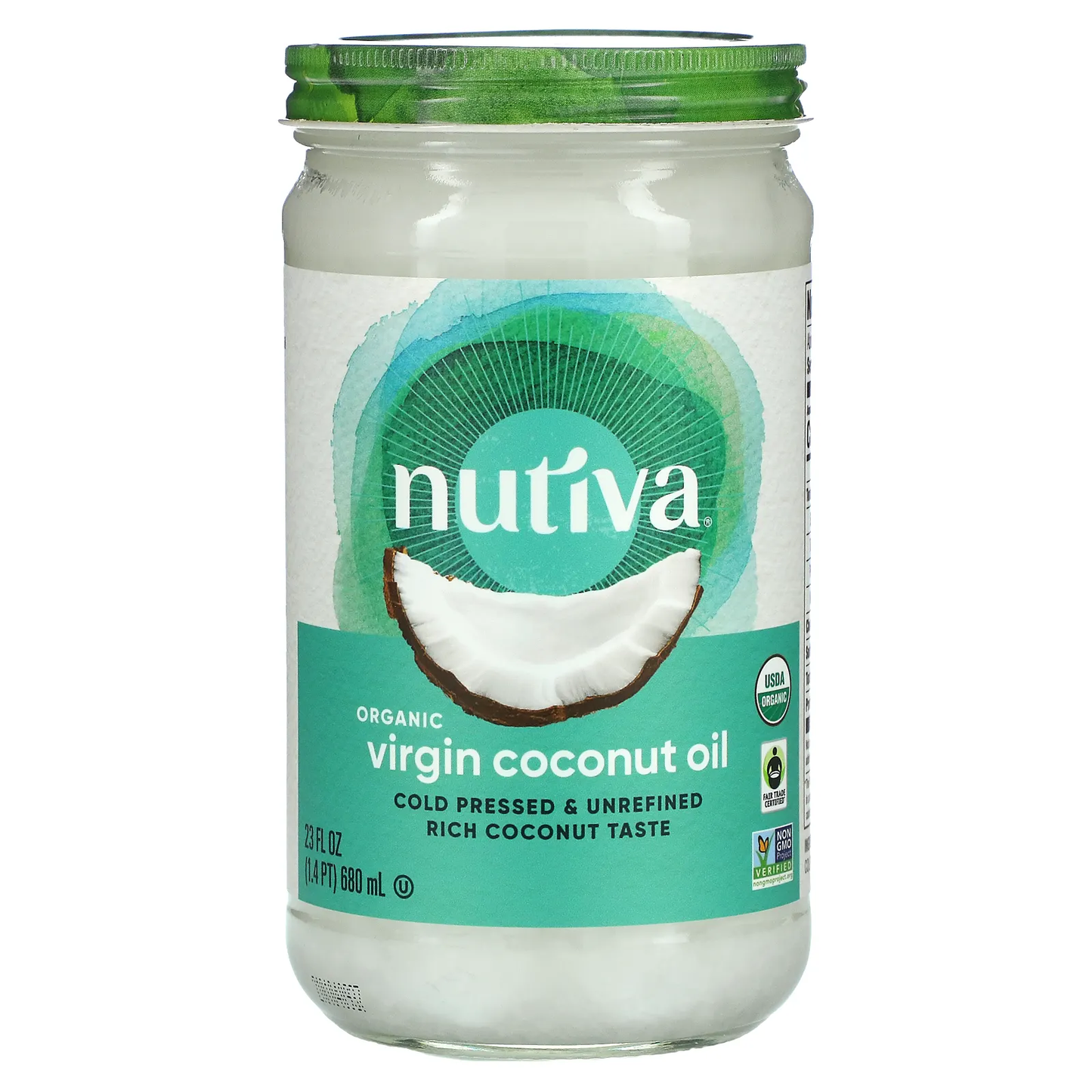 Nutiva, Organic Virgin Coconut Oil, 23 fl oz
| Pack of 6 - PlantX US