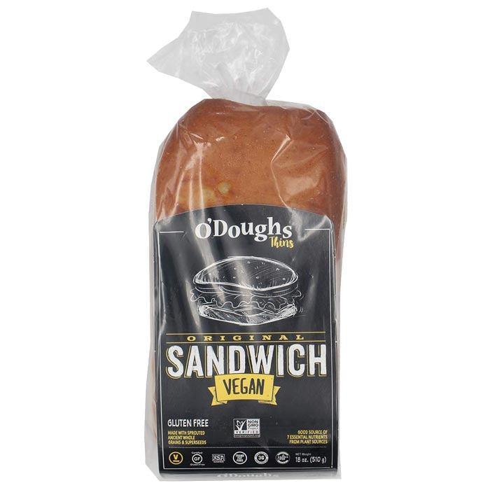 O'Doughs GlutenFree Original Sandwich Bread, 18oz
