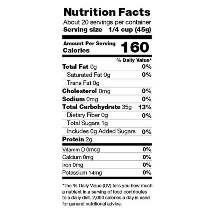 Ocean's Halo - Organic Short Grain Sticky Rice, 32oz - back