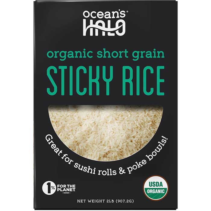 Ocean's Halo - Organic Short Grain Sticky Rice, 32oz