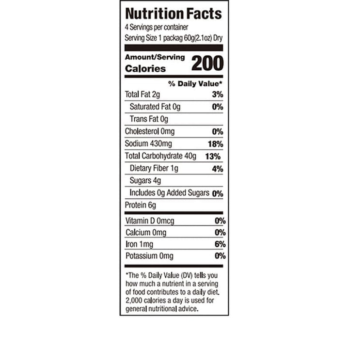 811670030040 - oceans halo ramen noodles nutrition