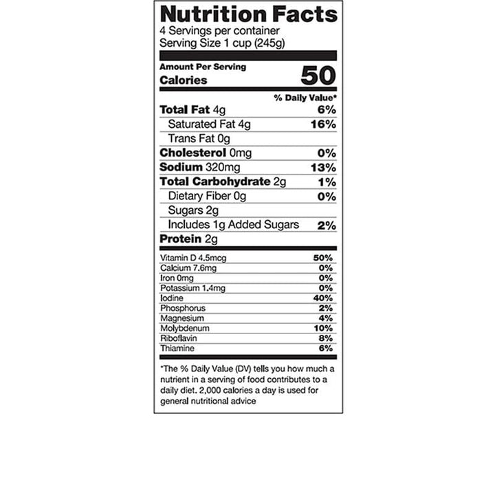 851899005795 - oceans halo thai coconut broth nutrition