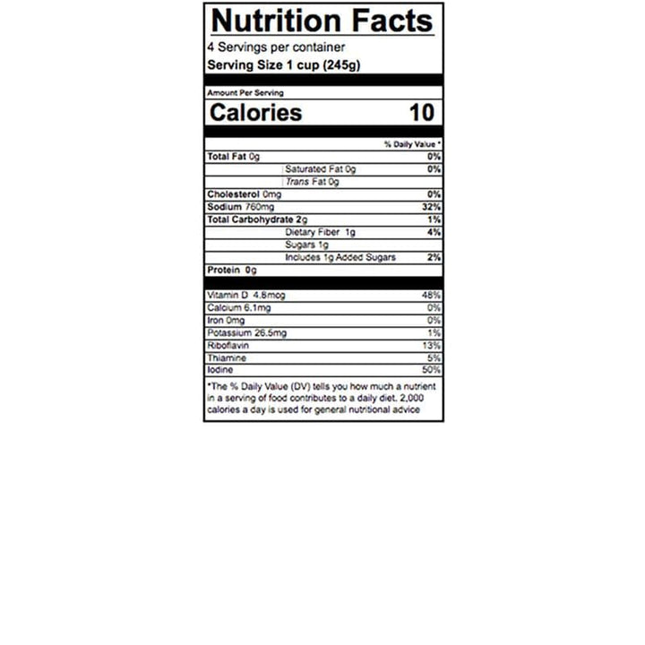 811670030125 - oceans broth pho broth nutrition (1)