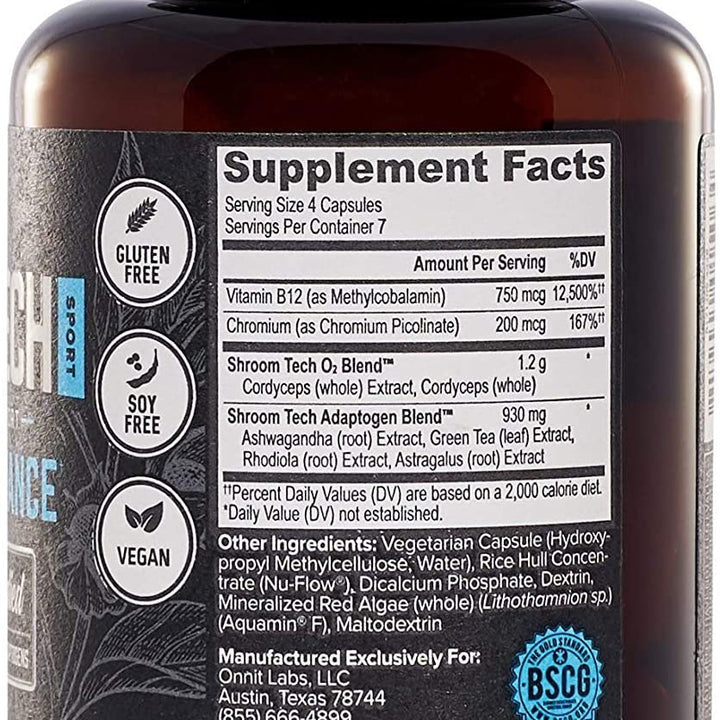 Onnit-Shroom Tech Sport, 28 count