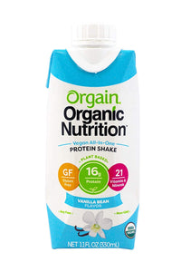 Orgain Organic Protein Shakes - Vanilla Bean - 11 Fl oz.
 | Pack of 12