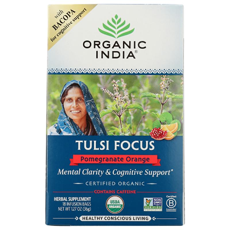 Organic India Tulsi Tea, Peppermint, Infusion Bags - 18 bags, 1.08 oz