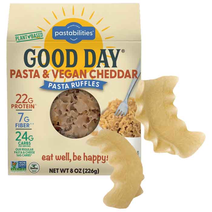 Pastabilities Good Day Pasta & Vegan Cheddar, 8oz