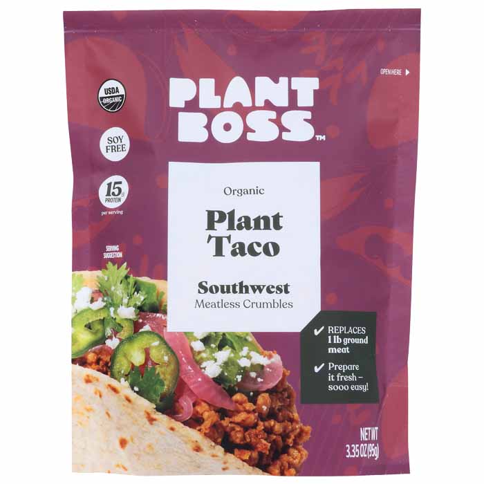 Plant Boss - Meatless Crumbles - Southwest, 3.35oz