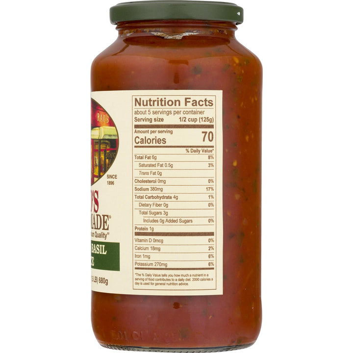 Rao's -Tomato Basil Sauce, 24 oz