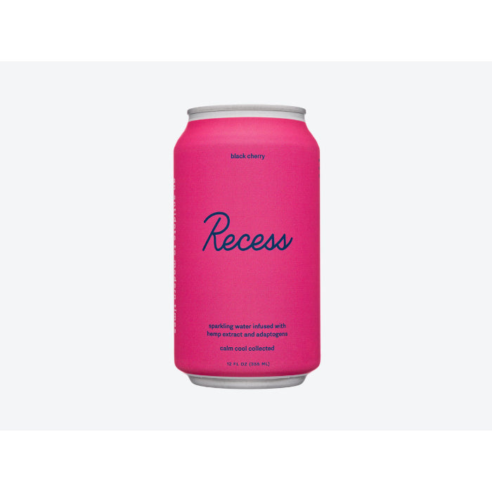 Recess - Infused Sparkling Water Black Cherry, 12 Floz 