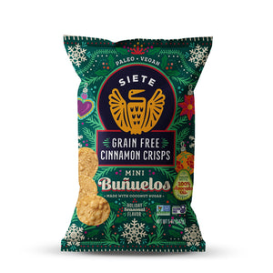SIETE Bunuelos Cinnamon Crisps, 5 oz
 | Pack of 12