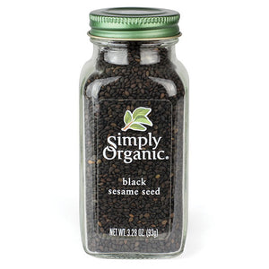 SIMPLY ORGANIC: Seasoning Seeds Black Sesame, 3.28 oz
 | Pack of 6